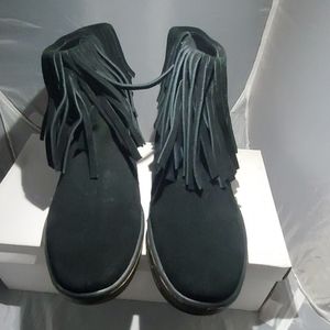 Aerosoles women Black Sudes ankle boot Shingle